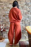 Lagen Relaxed Sweatshirt Rust